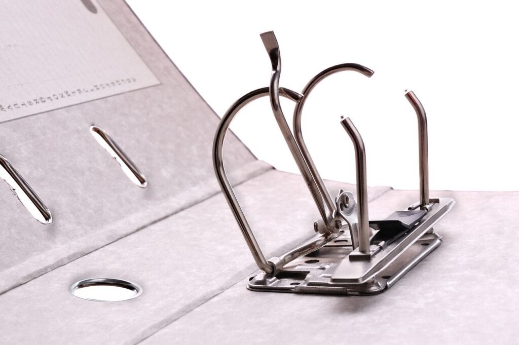 Snelhechter binder administratie