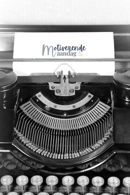typemachine motiverende maandag