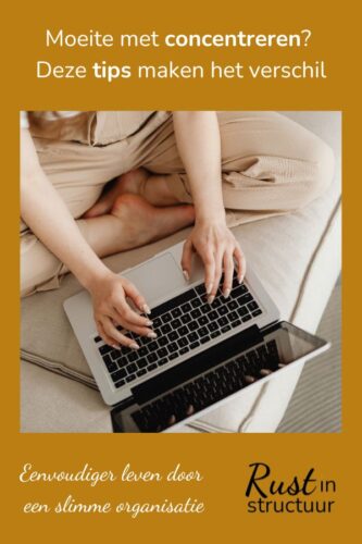 Tips om je concentratie te verbeteren