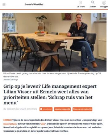 Artikel n.a.v. de SamenPlanDag in 2023